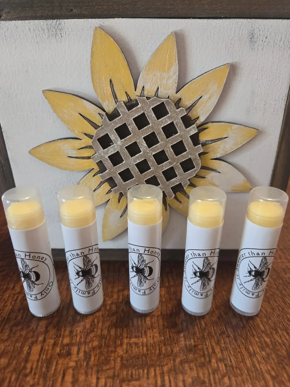 Freeman Family Honey Farm lip balm tubes